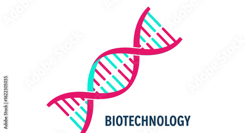 Captivating dna strand illustration portraying biotechnology evolution and genetic progress advancements