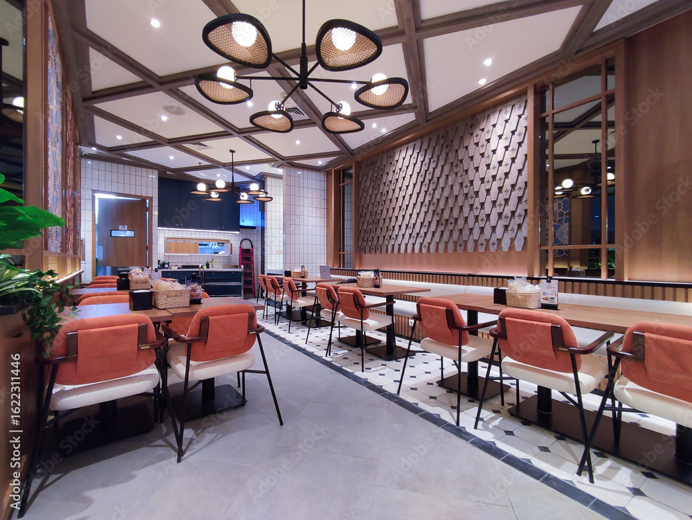 Fototapeta premium interior of a restaurant