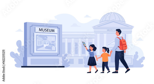 Family Exploration: A Trip to the Art Museum, Discovering History and Culture Together, Learning and Enjoying Art
