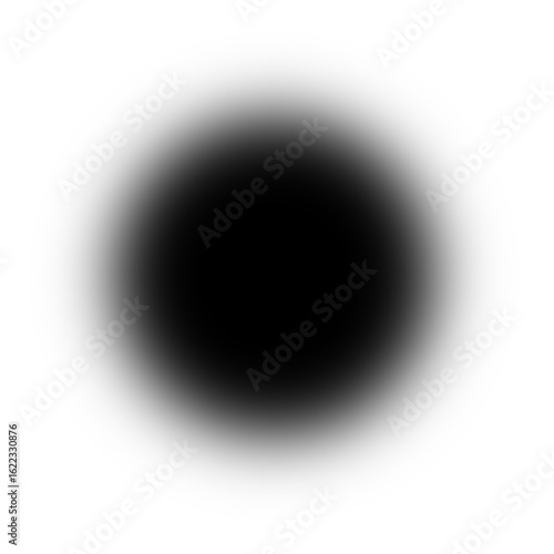 black gradient circle shadow