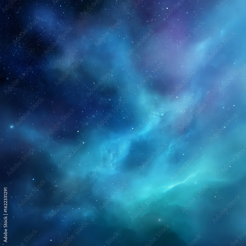 Obraz premium Abstract Colorful Nebula In Deep Space