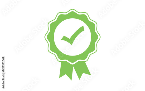 verified, green, art, emblem, international, certified, flat, button, accredited, stamp, guarantee, sign, seal, icon, concept