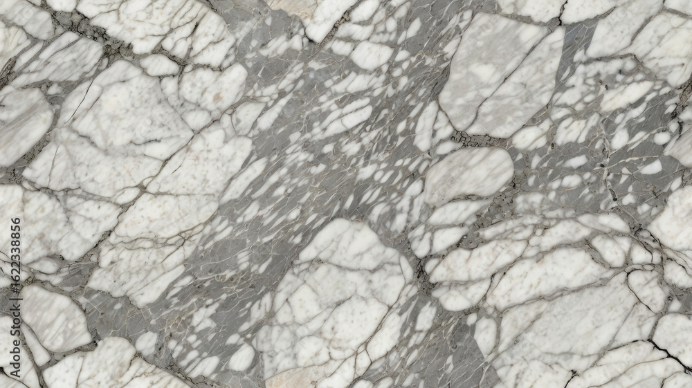 Fototapeta premium High-Resolution White and Grey Marble Texture for a Luxury Background