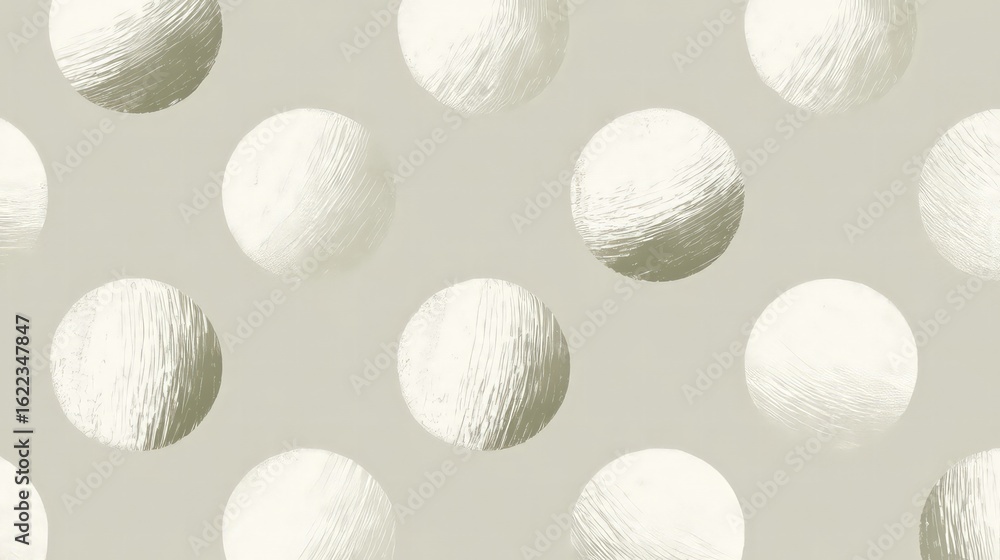 Fototapeta premium Abstract Pastel Gray Background With Soft White Circle Pattern