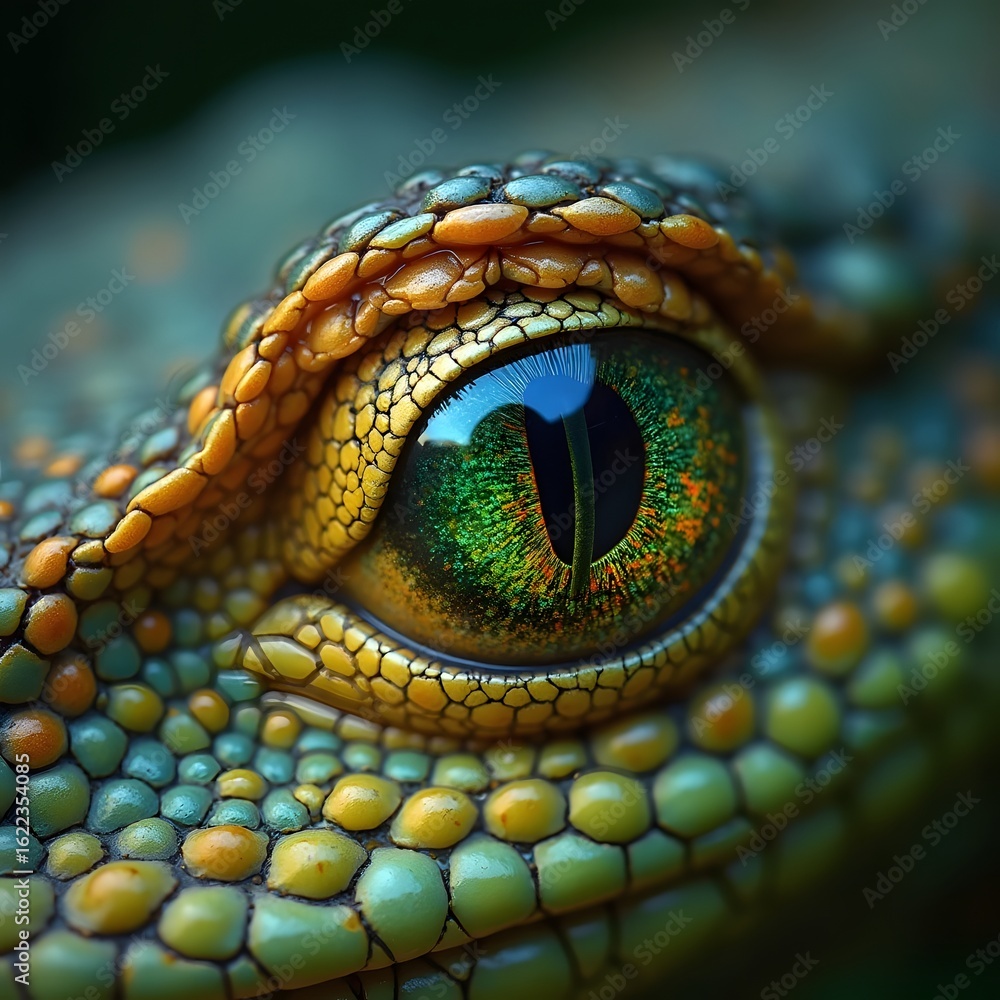 Fototapeta premium Close-up photograph of an animal's eye