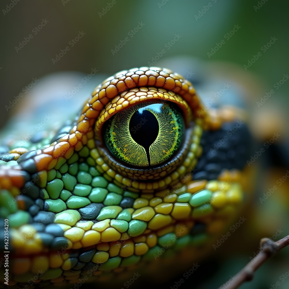 Fototapeta premium Close-up photograph of an animal's eye