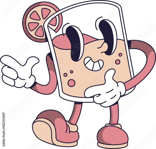 Groovy Cocktail Mascot