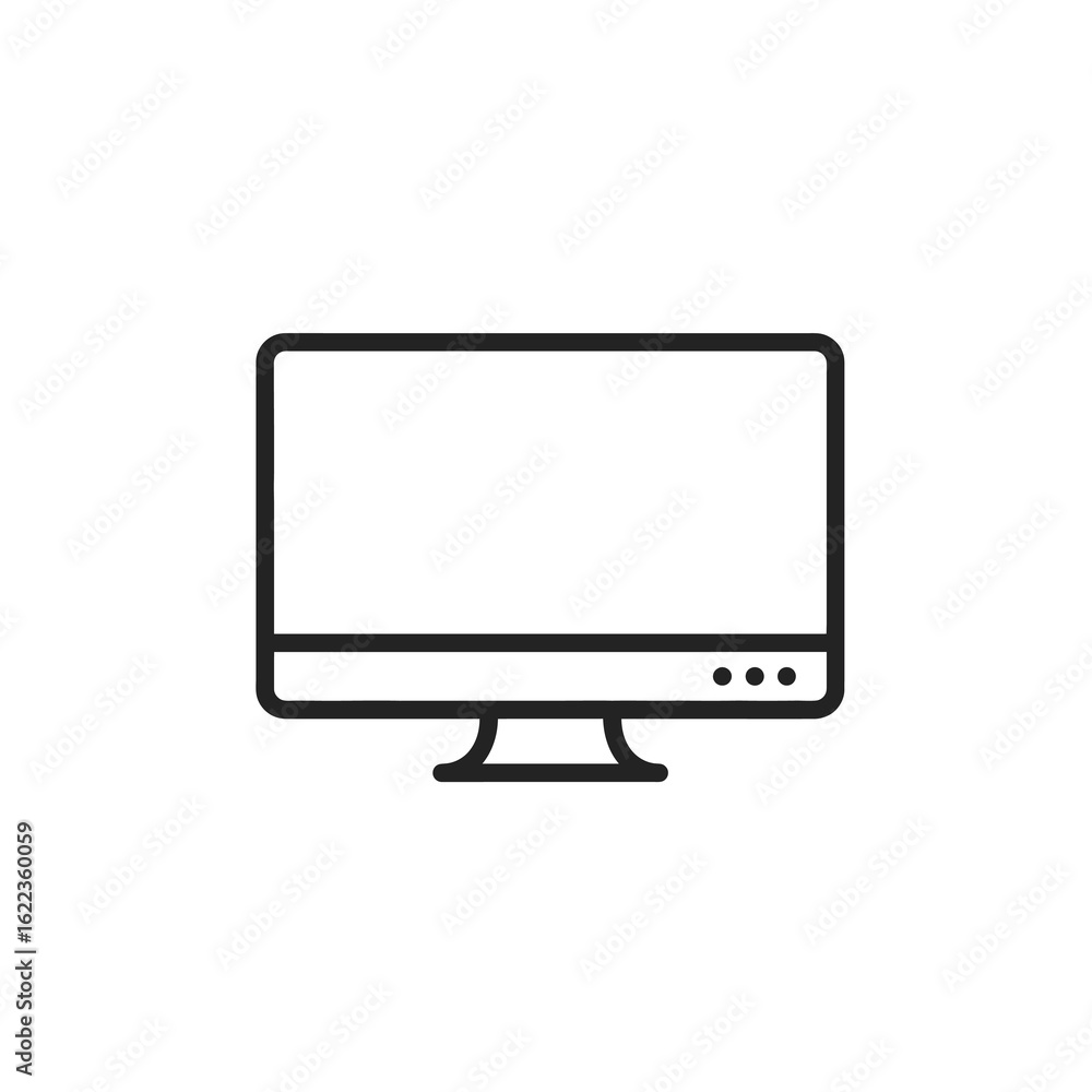 lcd tv monitor isolated lcd tv monitor isolated