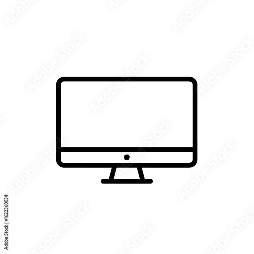 lcd tv monitor with blank screen