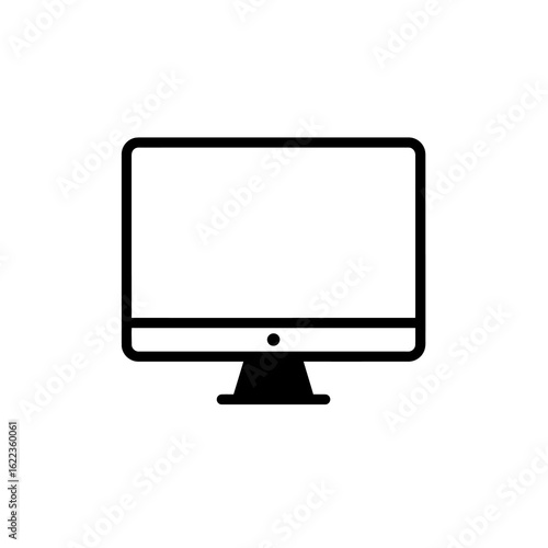 lcd tv monitor vektor