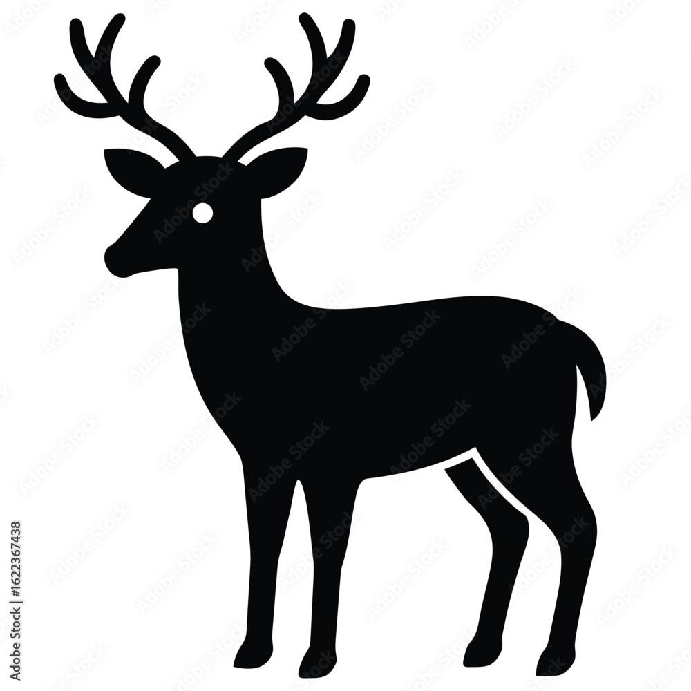 Fototapeta premium full-reindeer-vector-icon.eps