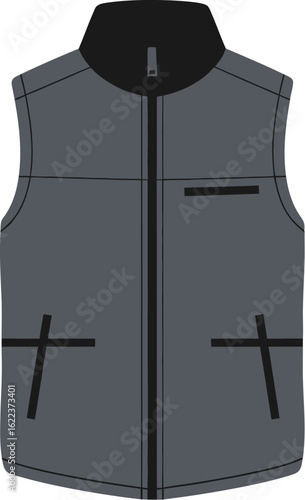 Shop stylish gray vest for men and women sleeveless jacket casual wear online