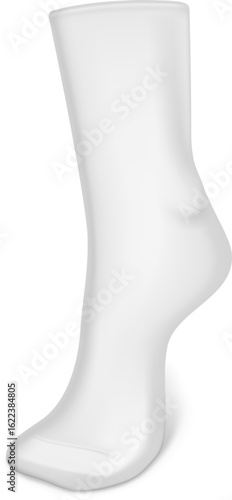 3d White Sock