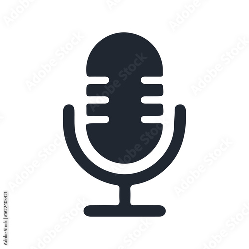 microphone icon vector illustration