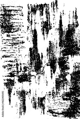 Distressed black and white glitch texture for security themes and design overlays