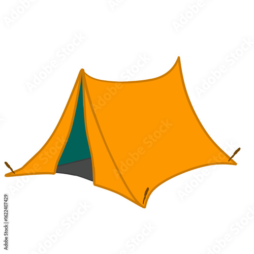 tent on white background