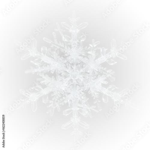 PNG Winter Ice Border with Transparent Frosted Design