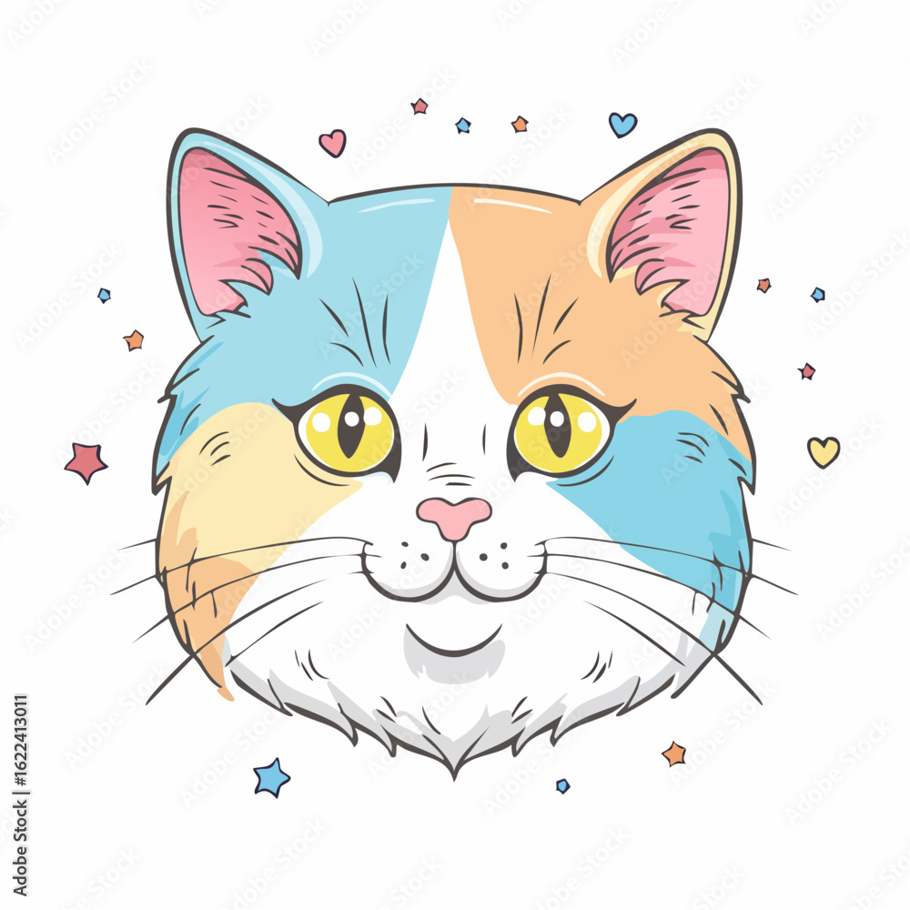 Fototapeta premium cat face