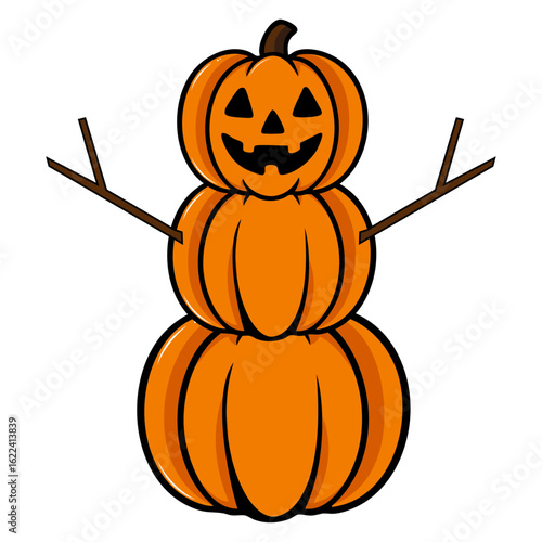 Kürbis Männchen Halloween