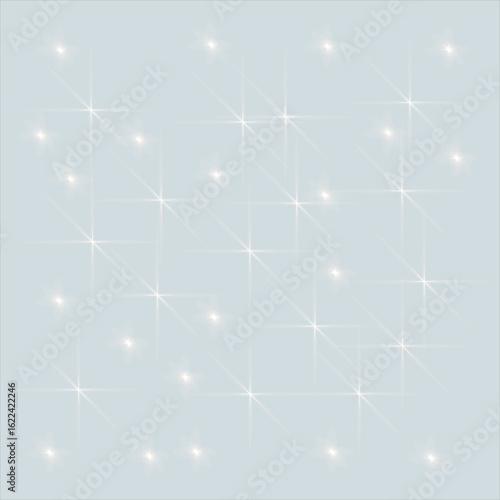 Icy pastel blue surface sprinkled with bright, diamond-like sparkles, creating a light and elegant fantasy mood.

