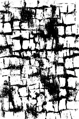 High contrast peel texture with grunge effect and degradation pattern for overlay design