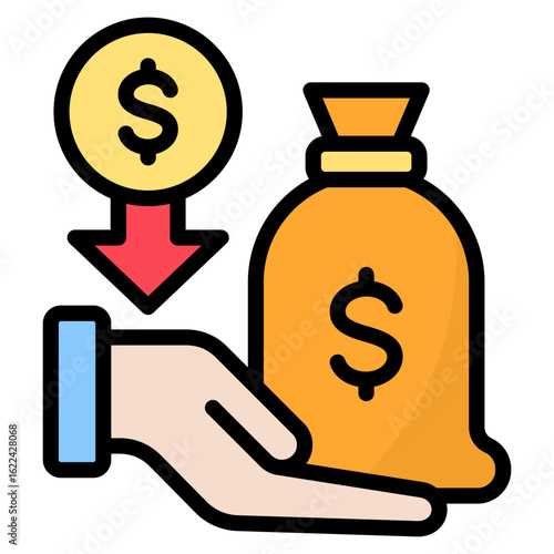 Financial Loss Icon
