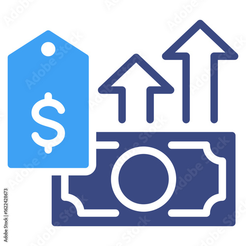 Economic Inflation Icon