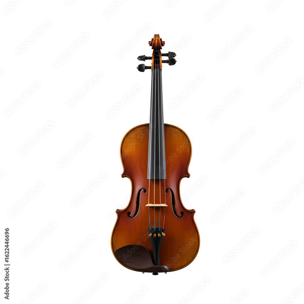 Fototapeta premium Violin On Transparent Background PNG Generative AI