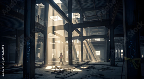 Modern Building Interior Under Construction