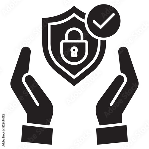 Privacy Trust Icon, Building Digital Trust Through Privacy, Safeguarding Privacy, Earning Trust, vector
