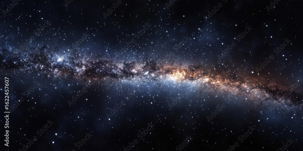 Obraz premium A vast expanse of stars and galaxies.