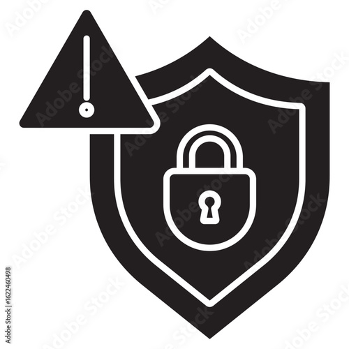 Security Threat Icon, Identifying and Preventing Security Threats, Understanding Modern Security Threat Landscapes, vector