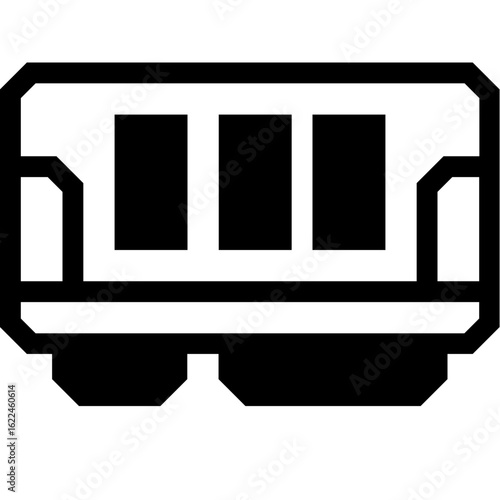 Vector of PC RAM Icon