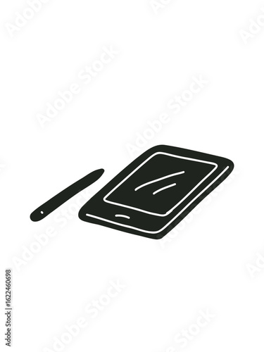 doodle illustration of digital drawing