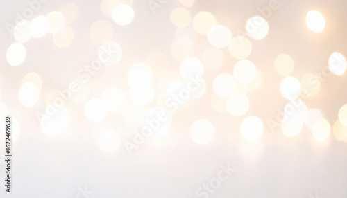 Abstract bokeh background of soft, glowing lights, creating a dreamy, ethereal ambiance.