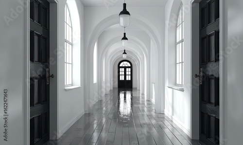 Hallway Monochrome