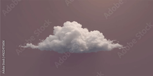 Fluffy white cumulus clouds drift lazily across a bright, blue summer sky