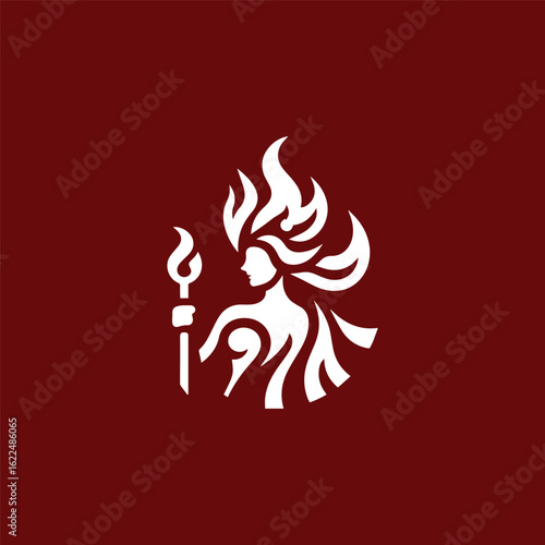fire goddess logo