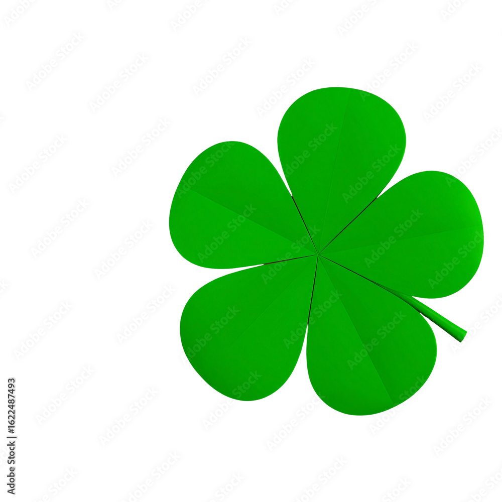 green four clover leaf 3d element for saint patrick day green four clover leaf 3d element for saint patrick day