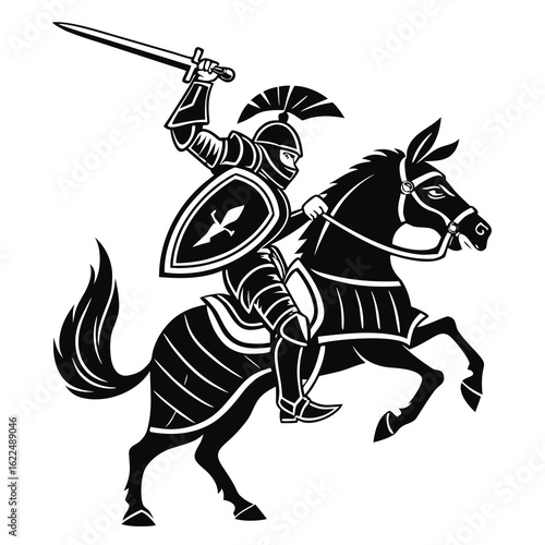 knight with sword