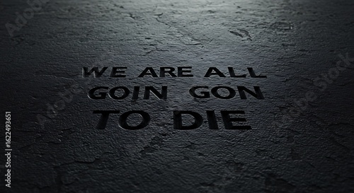 Etched in Stone: A Dark Reflection on Mortality