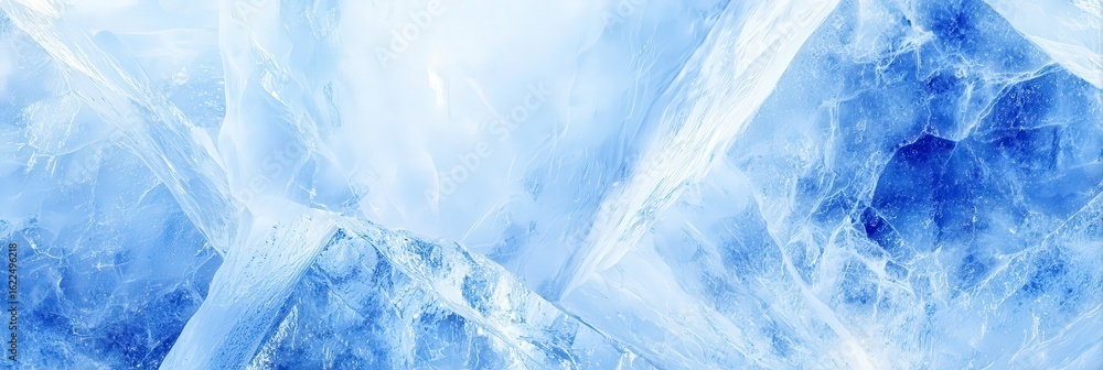 Obraz premium Abstract Blue Ice Texture Background