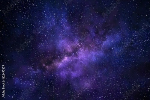 Abstract Colorful Deep Space Nebula