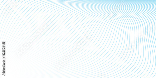 Vector Illustration of the pattern of modern blue lines on white background. Eps10