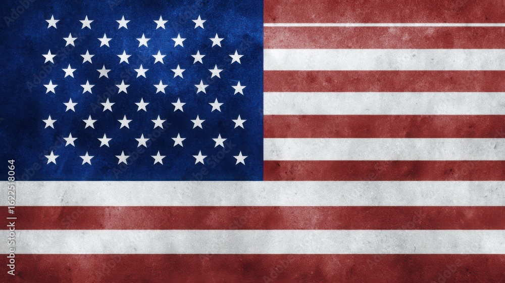 Obraz premium The american flag waving proudly depicting national identity and symbolism of freedom and sovereignty