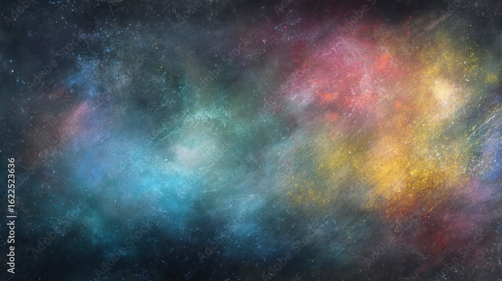 Fototapeta premium Abstract Soft Light Background with Colorful Chalklike Texture