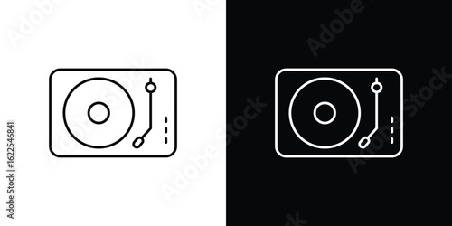 Turntable icons pack suitable for web and infographics