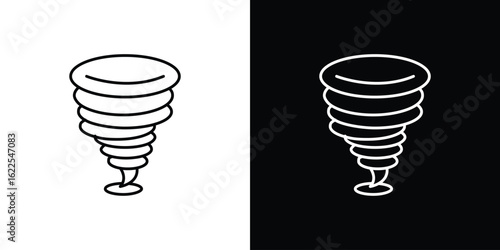 Tornado icons pack suitable for web and infographics