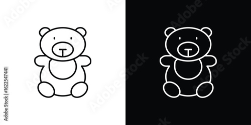Teddy bear icons pack suitable for web and infographics