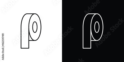Tape icons pack suitable for web and infographics